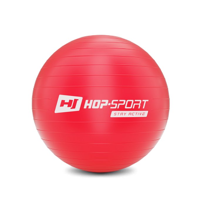 Gymnastický míč fitness 45cm s pumpou - červený