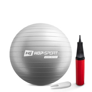 Gymnastický míč fitness 45cm  - stříbrný