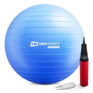 Gymnastický míč fitness 70cm s pumpou - modrý