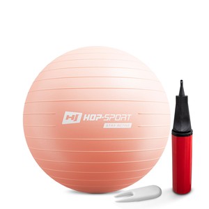 Gymnastický míč 55cm s pumpou - růžový