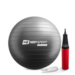 Gymnastický míč 55cm s pumpou - černý