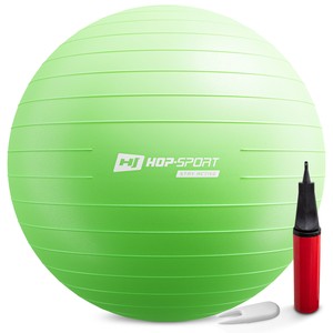 Gymnastický míč 75cm s pumpou - zelený