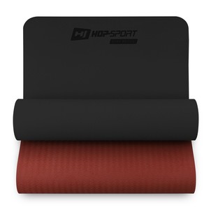 Podložka fitness TPE 0,6cm černo/červená